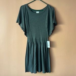 Ella Moss Grey Midi Dress